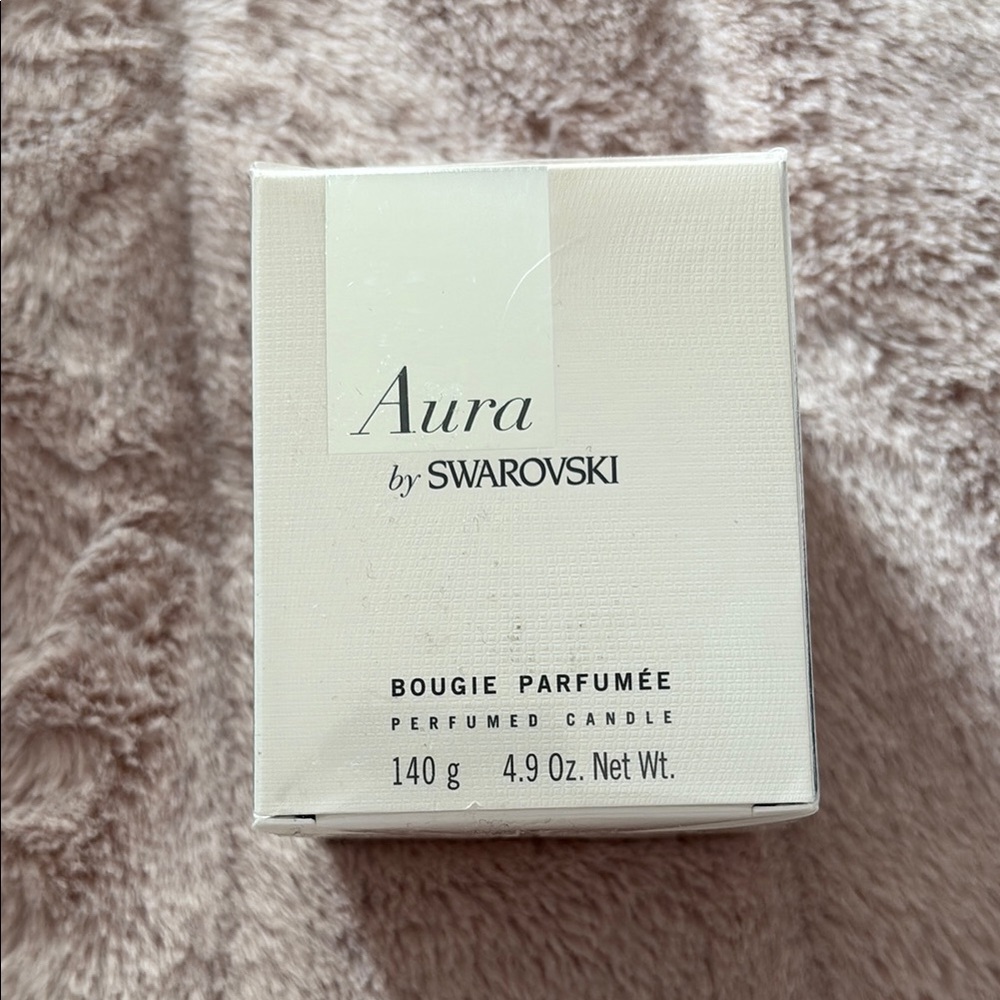 Swarovski Aura Perfumed Candle Box New with Box